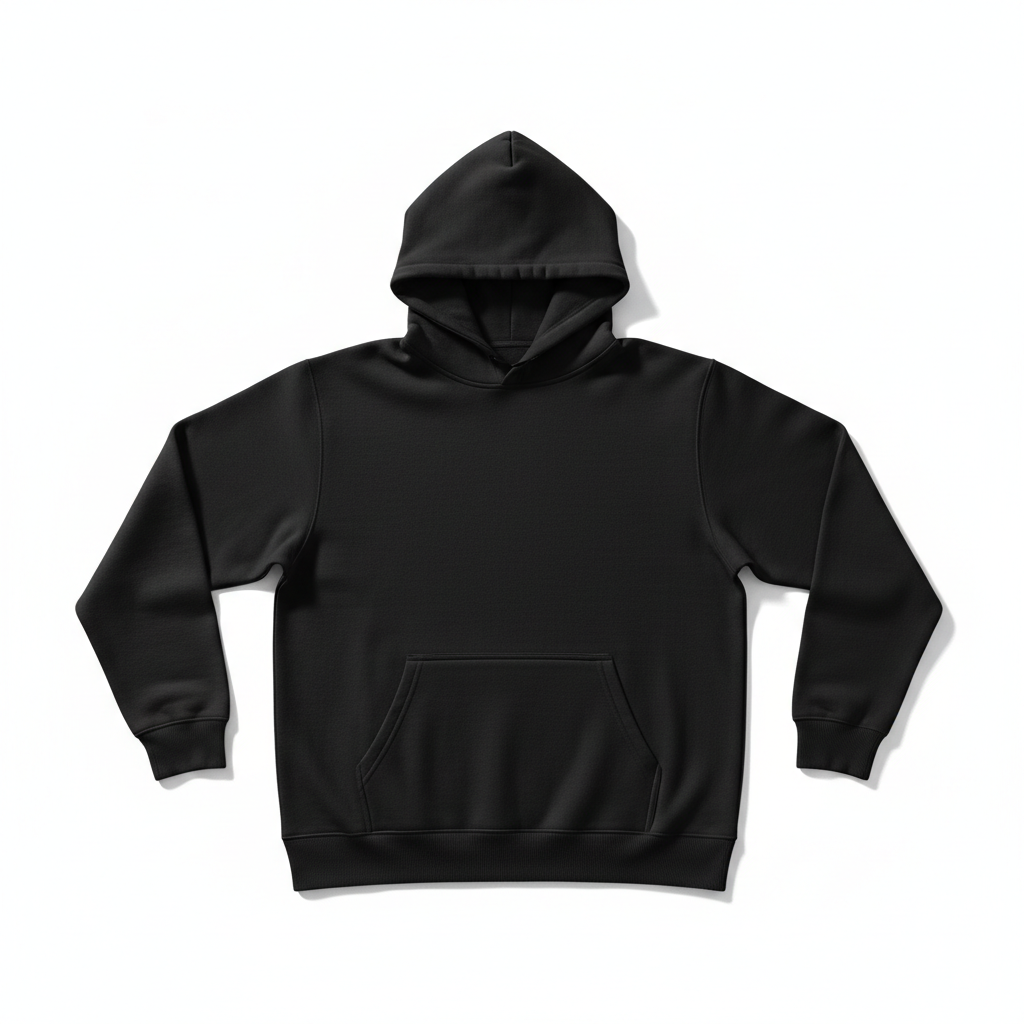 Men's Classic Black Hoodie